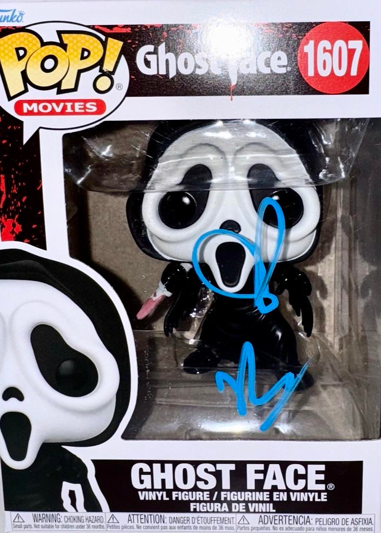 Drew Barrymore Signed Funko Pop #1607 "Ghost Face" Scream Movie - Beckett COA #01